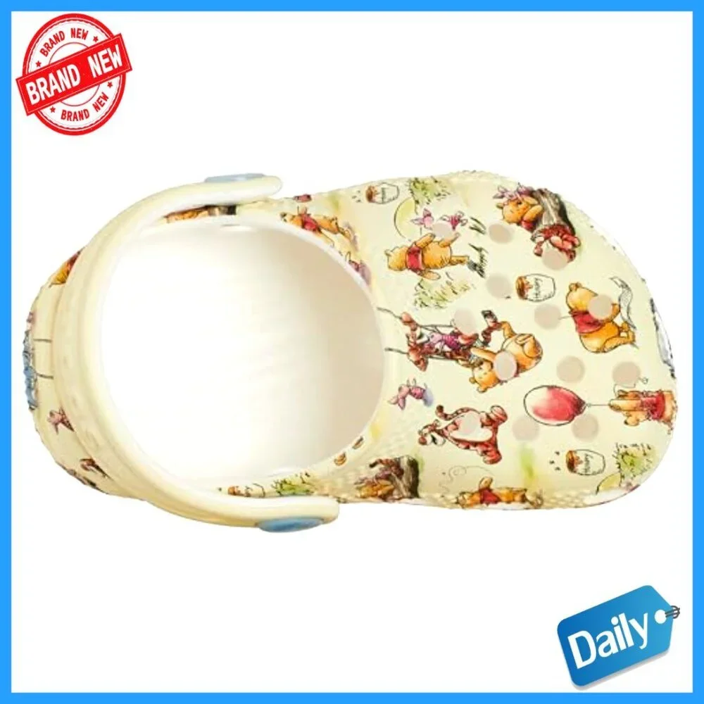Infant Clogs Baby Shoes Winnie The Pooh Design 2-3 Size